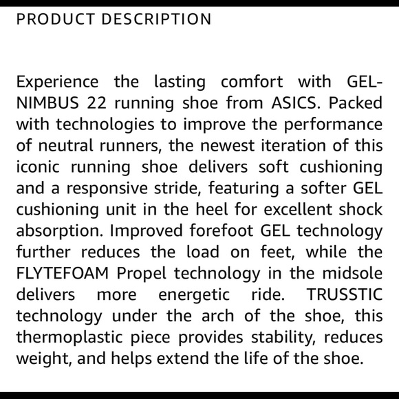 ASICS Gel Nimbus - Picture 2 of 2